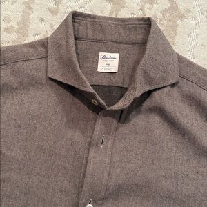 Stenströms 100% brushed cotton- fitted body button down- $359 retail!